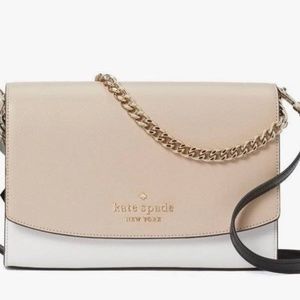 Kate Spade Convertible Carson Crossbody Warm Beige NWT